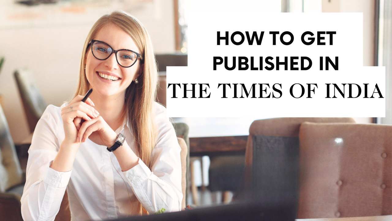 How to Get Published in The Times of India - Nitin Jain